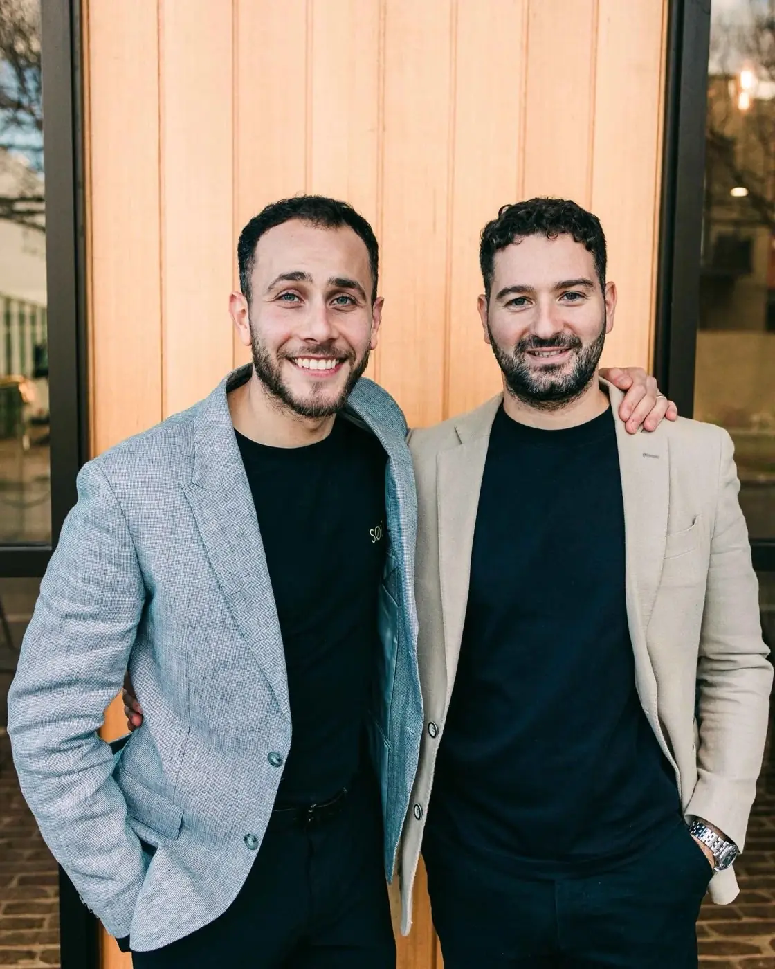 Gaetano and Luca, the owners of Bibo Bar and Eatery