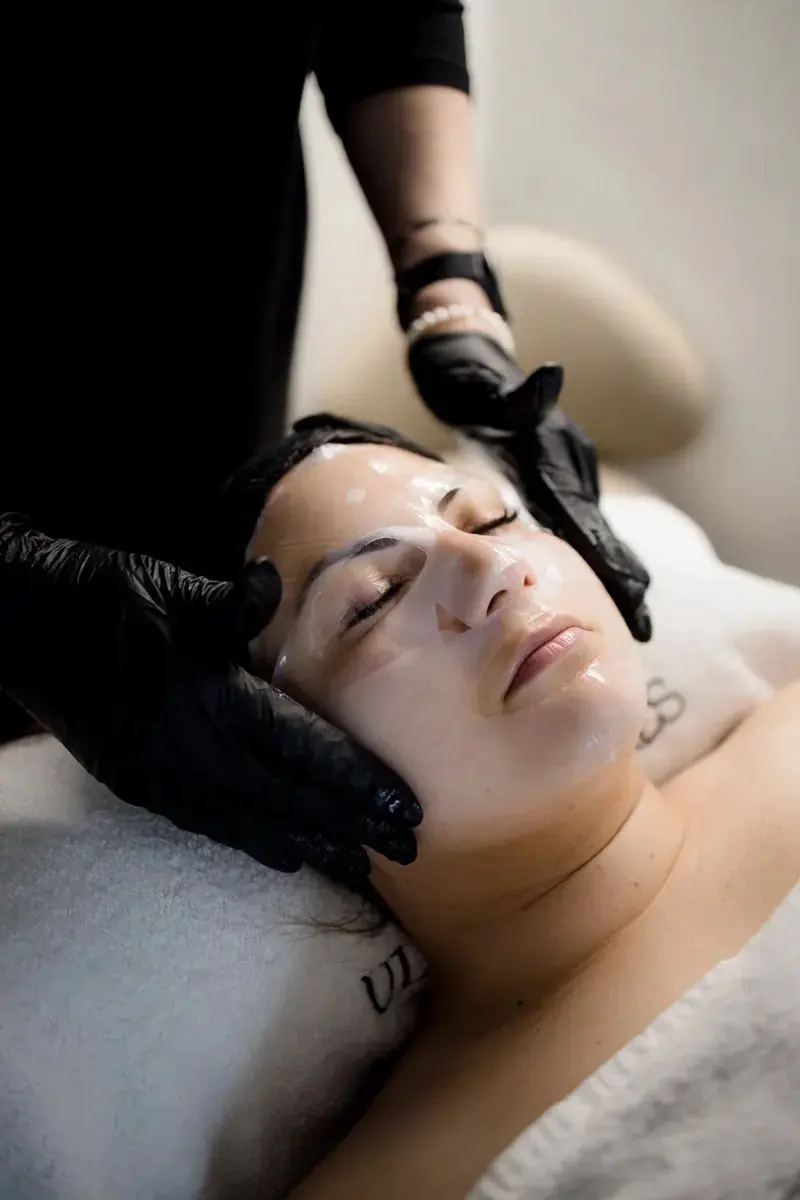 A facial treatment at Marro's Hair and Beauty
